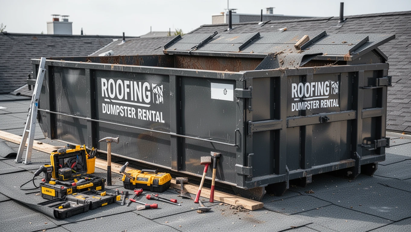 Roofing Dumpster Rental
