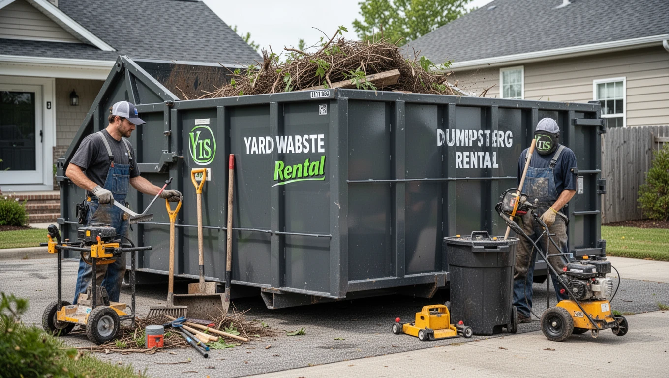 Yard Waste Dumpster Rental