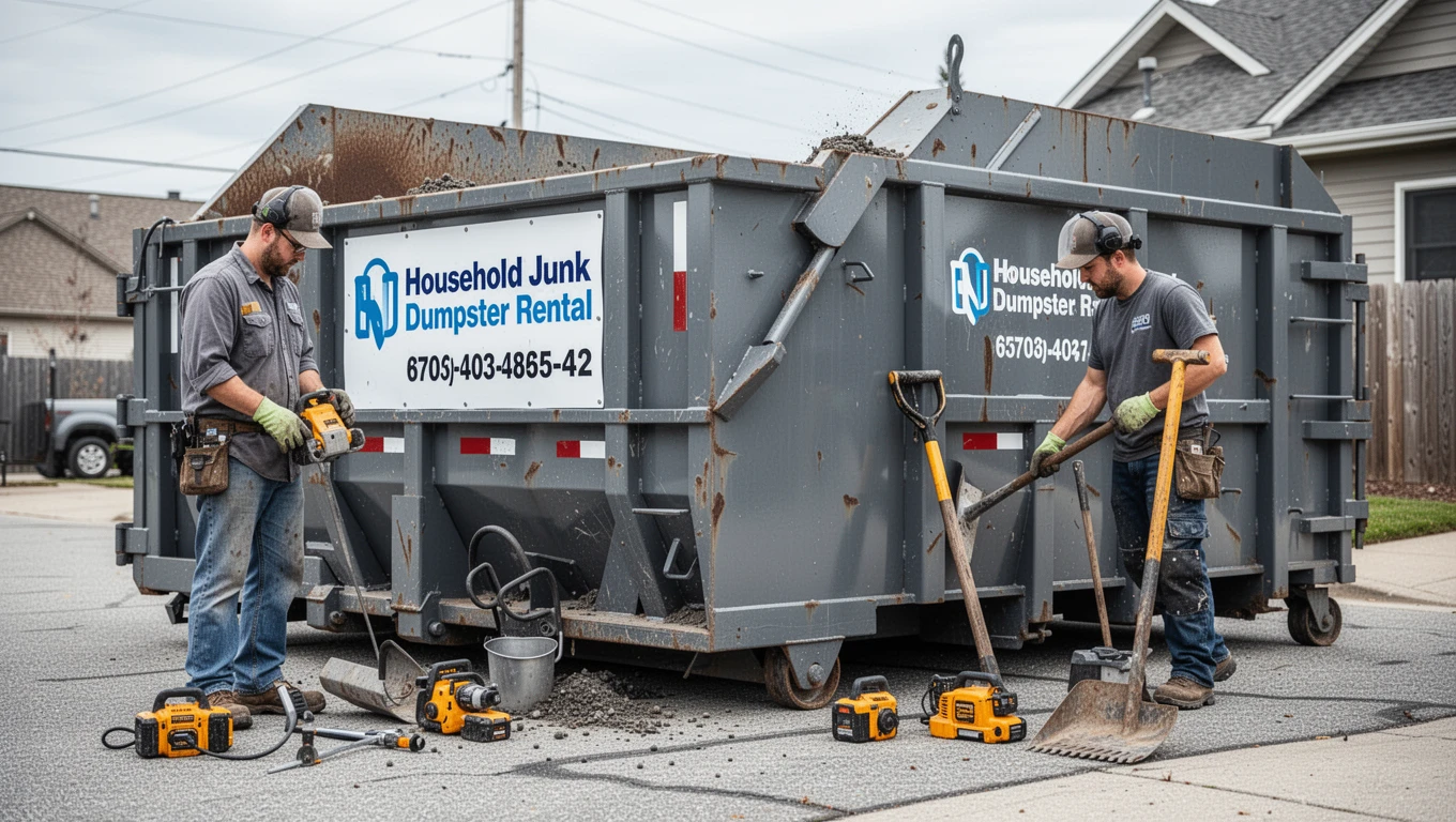 Household Junk Dumpster Rental